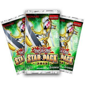 (3)Yu-Gi-Oh! TCG Booster Star Packs **2013** Sealed Packs English Edition Konami